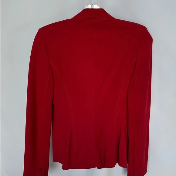 Izzy Camilleri Red Tailored Blazer Film Worn No Size Tag - Picture 8 of 10